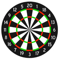 DuraMesh Dart Board Target