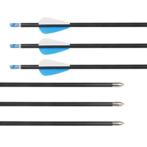 Mixed carbon target arrows 3pk