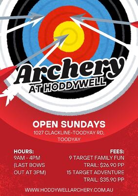 Public Archery Trails Open Sundays - Online Store Open 24/7